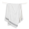 Turkish Towel Terry Leo Ivory and Black