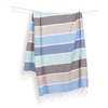 Turkish Towel Thick Stripe Water