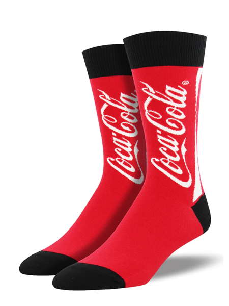 Socksmith Men's Crew Socks Coca Cola