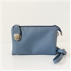 Convertible Clutch Crossbody Bag Blue