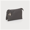 Convertible Clutch Crossbody Bag Dark Grey