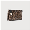 Leopard Convertible Crossbody Clutch Handbag