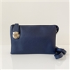 Convertible Crossbody Clutch Handbag Navy