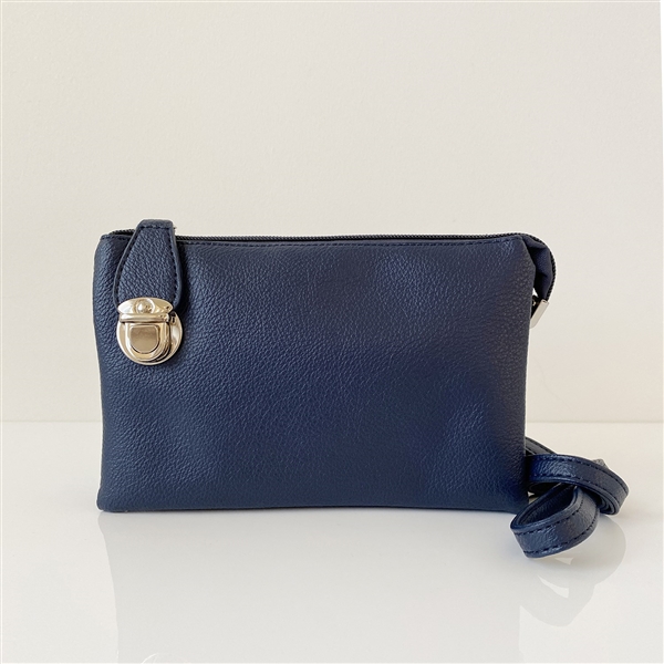 Convertible Crossbody Clutch Handbag Navy