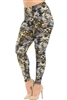 Natural Floral Soft Leggings - L/XL