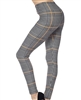 Brushed Soft Houndstooth Leggings 3X-5X