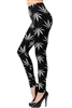 Brushed Soft Marijuana Grey Leggings S/M