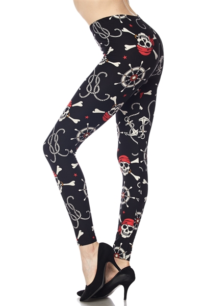 Black skull leggings best sale