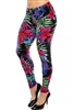 Tropical Flowers Soft Leggings - S/M