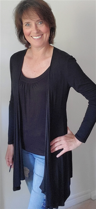 Lightweight on sale black cardigan