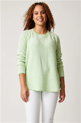 Cotton Country Skylar Pullover Celery Green