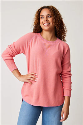 ðŸ Cotton Country Canada Skylar Sweater Pink Sorbet IN STOCK in SM