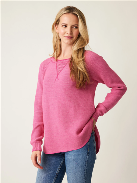 Cotton Country Skylar Pullover Rose Cheer