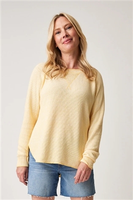 Cotton Country Skylar Pullover Pale Sun Yellow