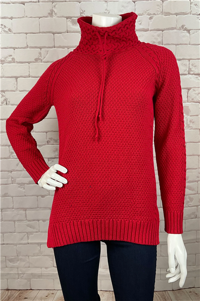 Cotton Country Miller Sweater Red