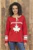 Cotton Canada Hockey Sweater Red White