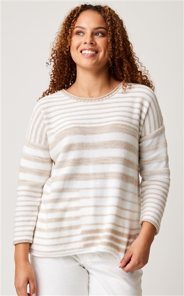 Cotton Country Oaklee Patch Pullover Sandstone