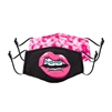 Face Mask Unisex Set of 2 Brace/Pink Tie Dye + 1 Filter