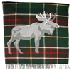 Cashmink Throw Blanket Tartan Moose